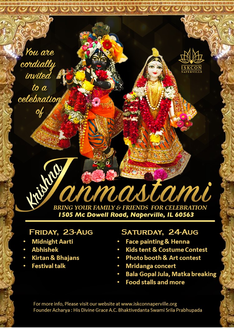 Festivals & Events Janmastami ISKCON Temple of Greater Chicago