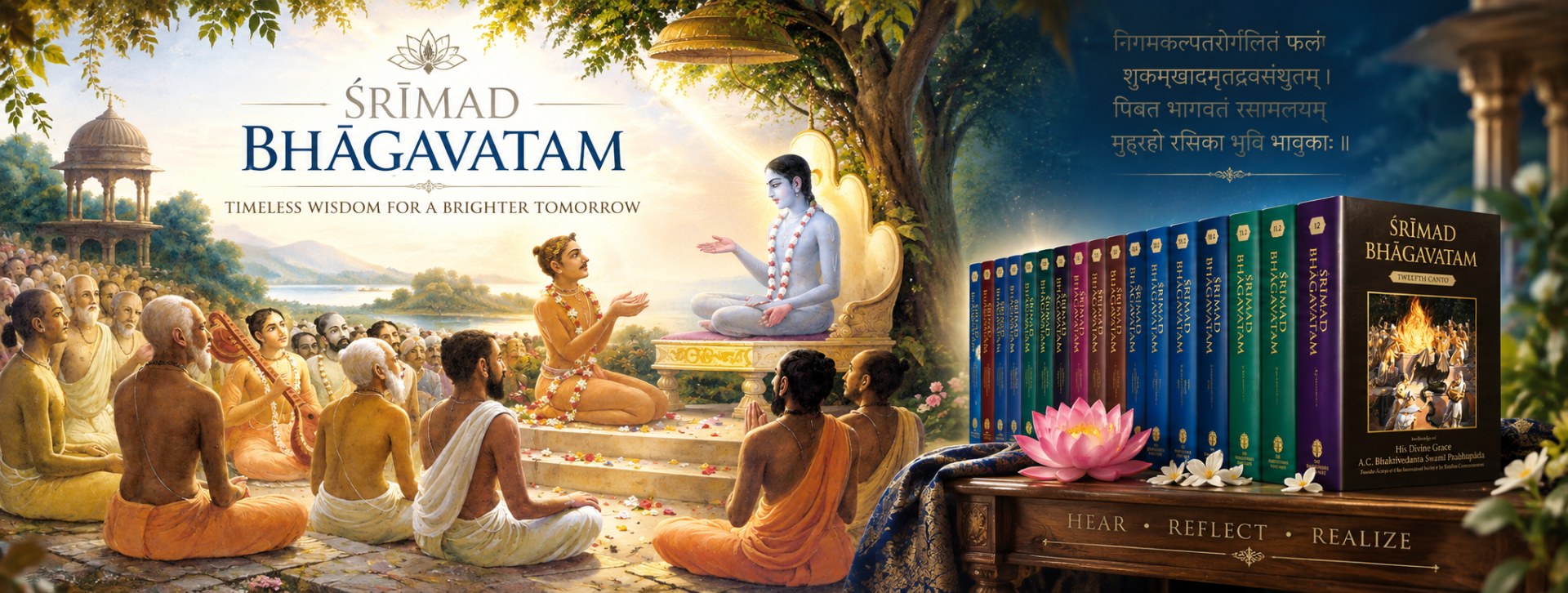 Bhadra Purnima 2026 - Srimad Bhagavatam book sponsorship, ISKCON Naperville