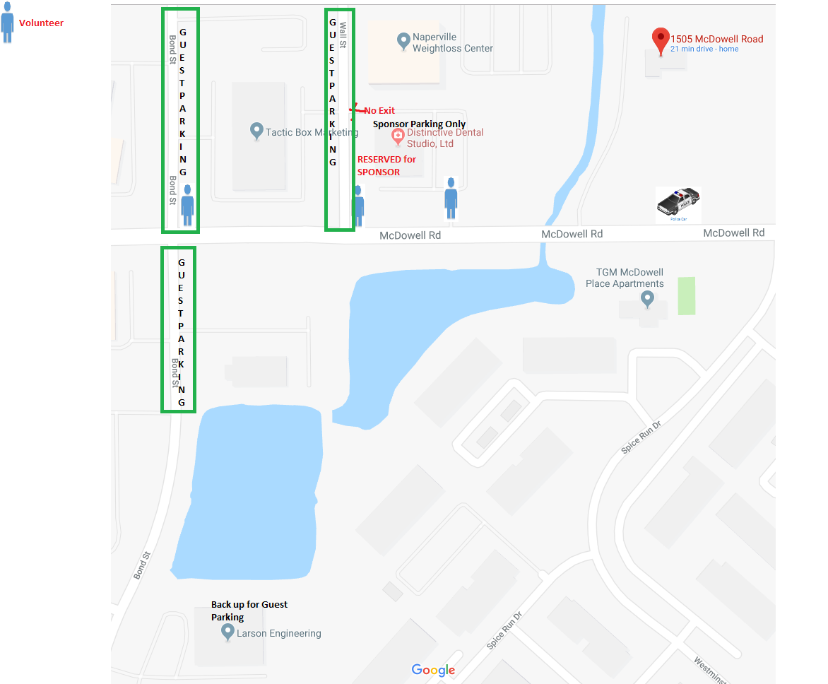 Guest Parking Map