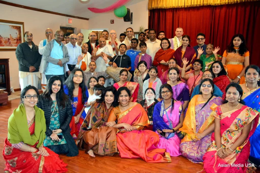The Bhumi Puja and ground-breaking ceremony for the new temple, 21 May 2017 (photo 4 of 6)