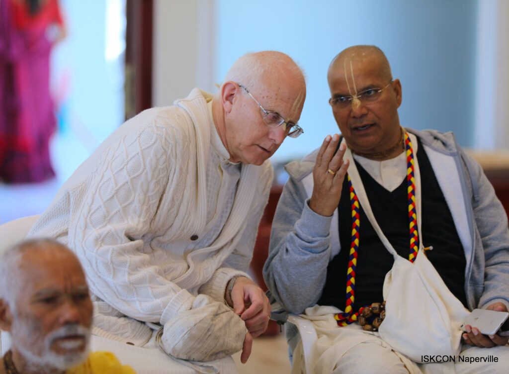 The opening of the new temple and the installation of Sri Sri Radha Shyamasundar, 21 April 2023 (photo 9 of 14)