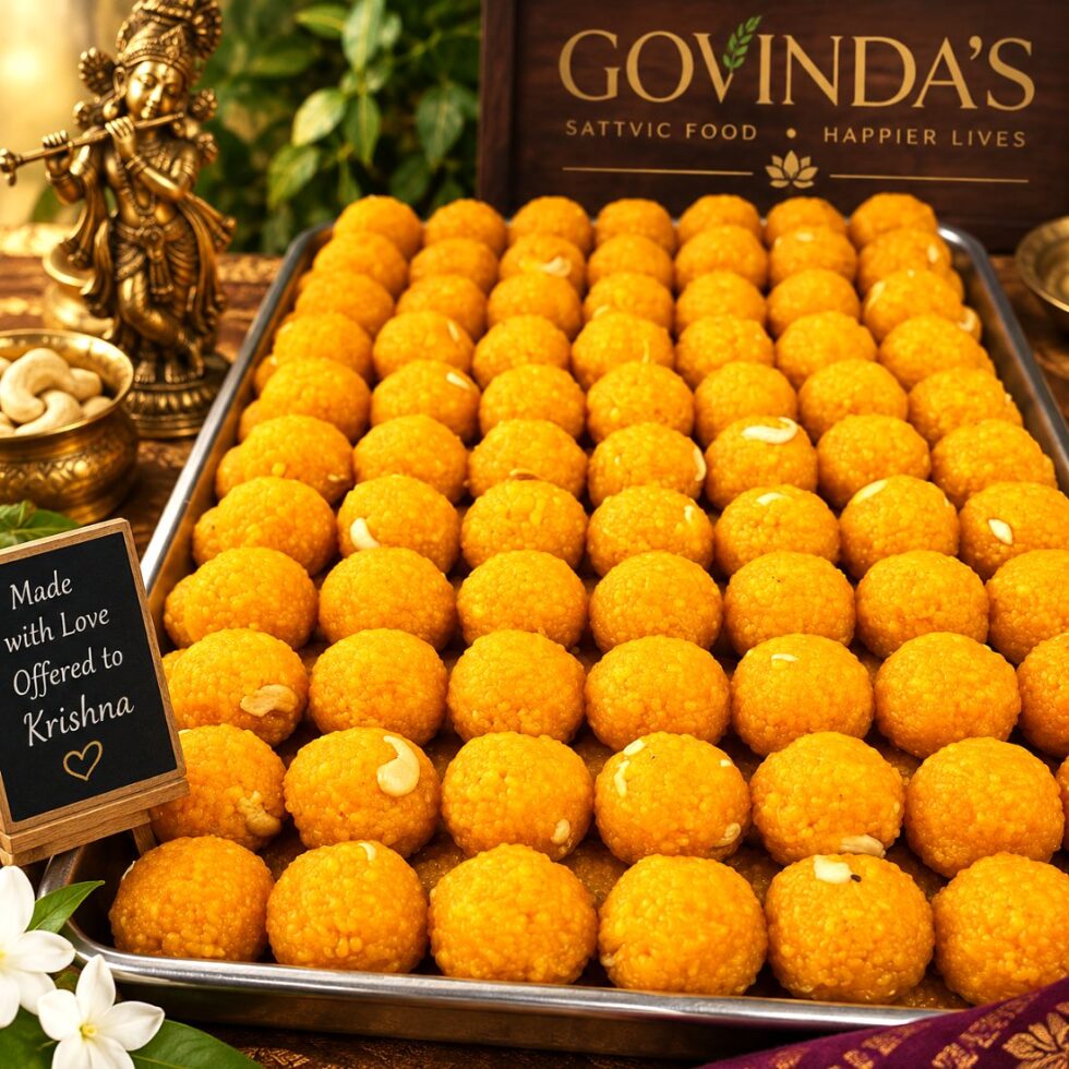 Vegetarian dish prepared by Govinda's