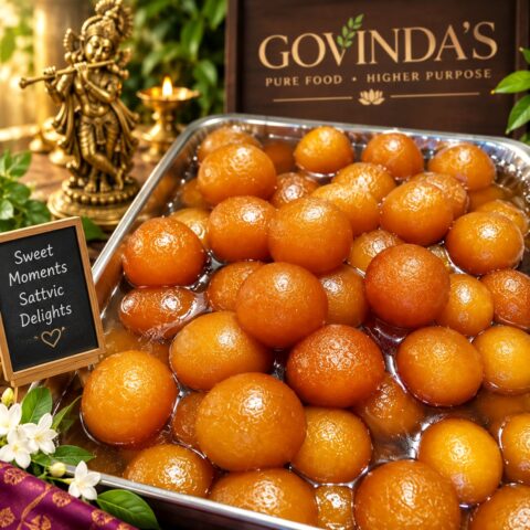 Vegetarian dish prepared by Govinda's