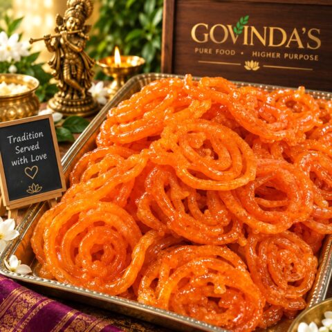 Vegetarian dish prepared by Govinda's