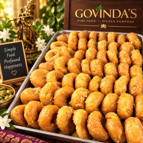 Vegetarian dish prepared by Govinda's
