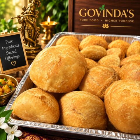 Vegetarian dish prepared by Govinda's